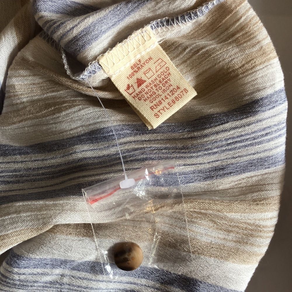 Stripes Button Up Shirt - Picture 9 of 9
